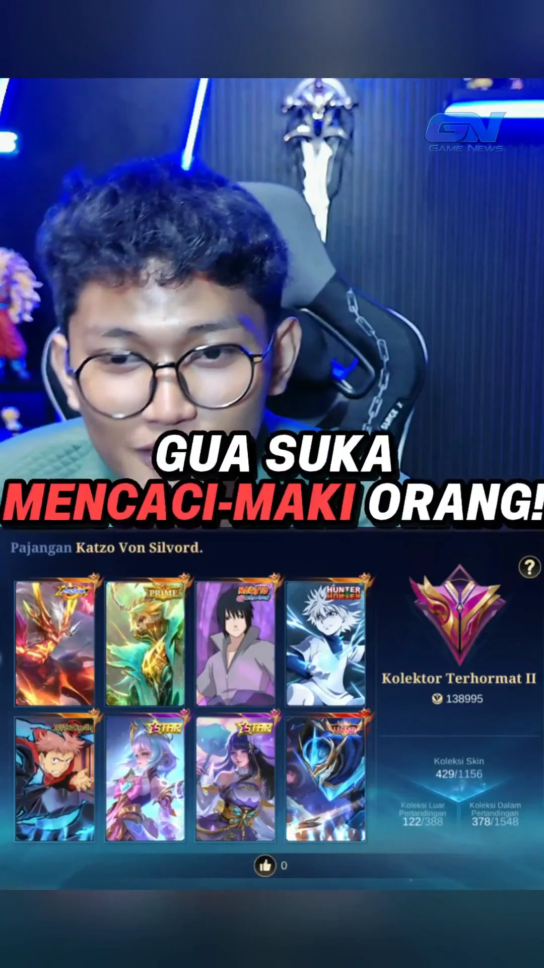 Gua suka mencaci-maki orang?!